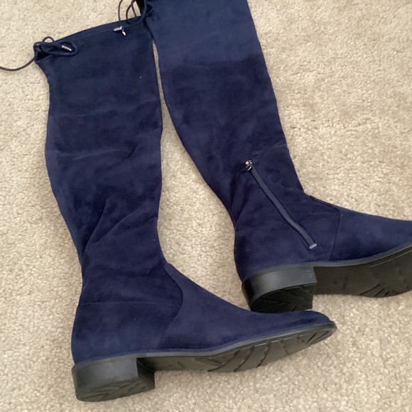 Marc Fisher OTK Boots Blue NIB - Picture 9 of 10